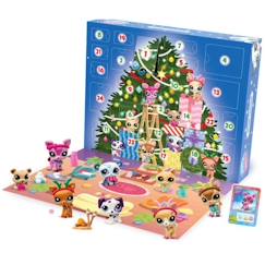 -Calendrier de l'Avent - BANDAI - Littlest Pet Shop avec surprises quotidiennes