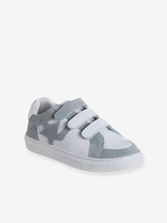 -Baskets scratchées cuir enfant