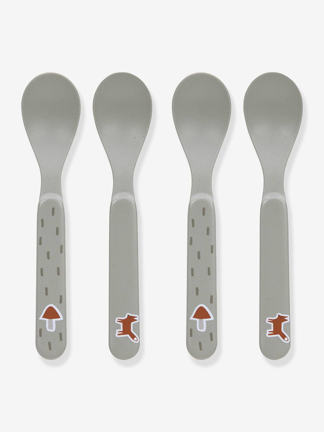 Lot de 4 cuillères LÄSSIG vert