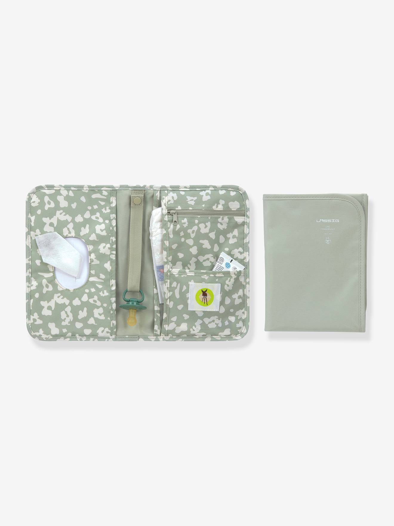 Pochette de change LÄSSIG vert d'eau