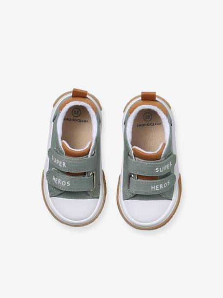 VERTBAUDET Salomés Cuir Souple Bébé Premiers Pas – Blanc Taille 19 – Confort & Soutien Optimal