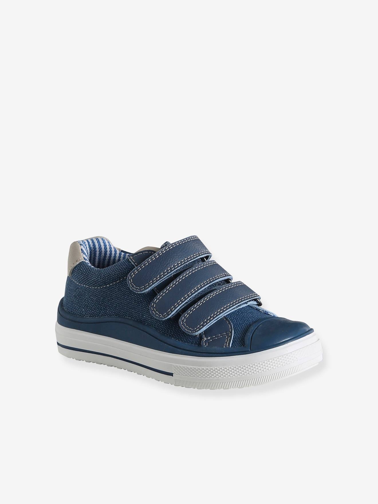 Baskets scratchées enfant collection maternelle bleu