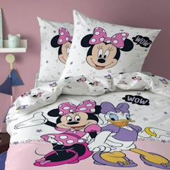 -Parure de lit imprimée 100% coton, DISNEY HOME MINNIE LADY