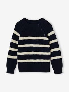 Pull garçon rayé  - vertbaudet enfant
