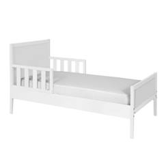 Chambre et rangement-Lit enfant avec matelas 70x140 cm Tina blanc - AKITEN RETAIL