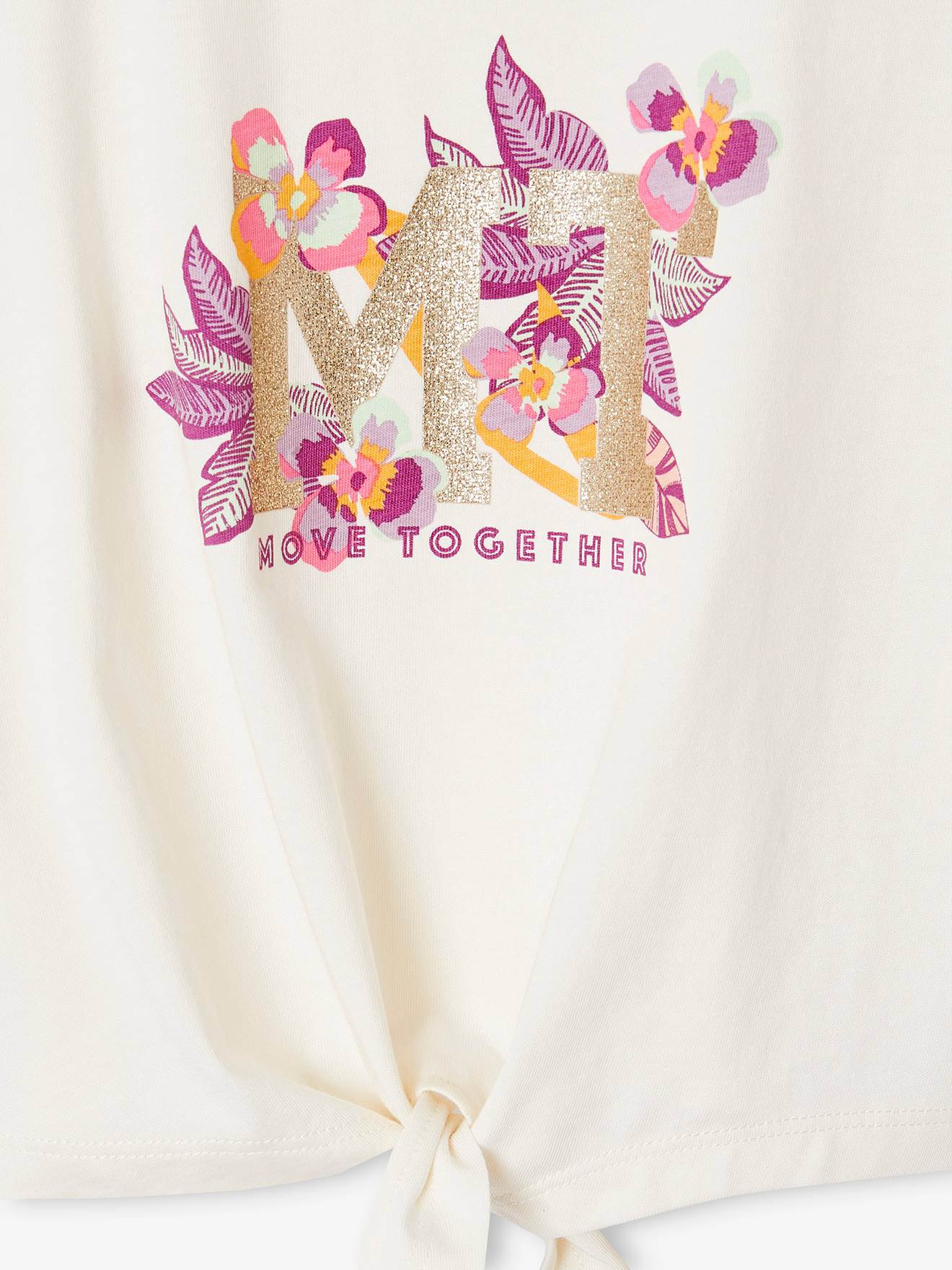 Sweat Sport Zippé Fille VERTBAUDET - Motifs Fleurs, Capuche Doublée, Matière Technique Pour Activités Sportives - 8