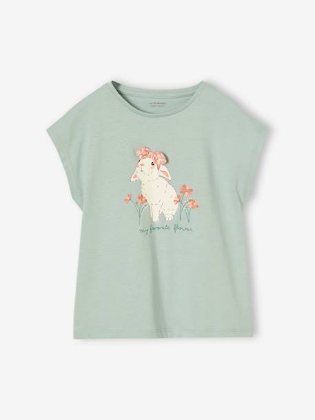 Fille-T-shirt, sous-pull-Tee-shirt motif fantaisie fille