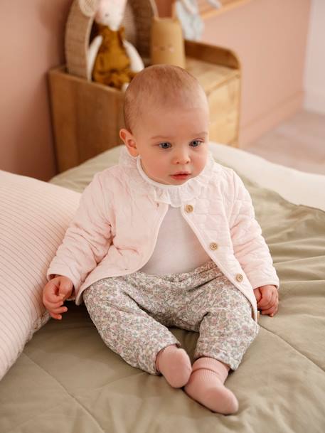 Bébé-Pantalon coupe sarouel en gaze de coton