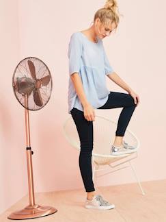 Vêtements de grossesse-Pantalon-Skinny de grossesse en toile stretch 