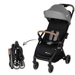 Puériculture-Poussette-BEBECONFORT SUNLITE, Poussette ultra compacte, confortable et lègère, dès la naissance jusqu'à 4 ans,0 à 22 kg, Tinted Gray