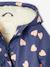 Ciré fille à capuche doublé sherpa anthracite+indigo+multicolore+rose pâle 10 - vertbaudet enfant 