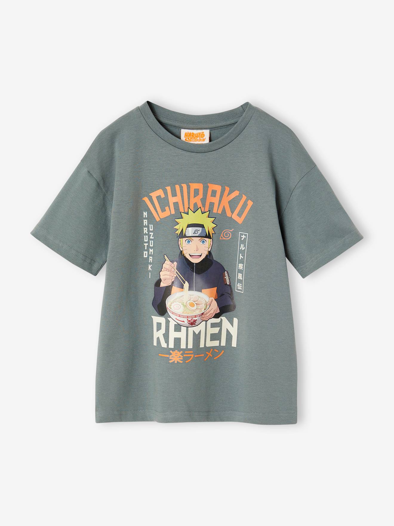 T-shirt NARUTO® Ramen bleu grisé