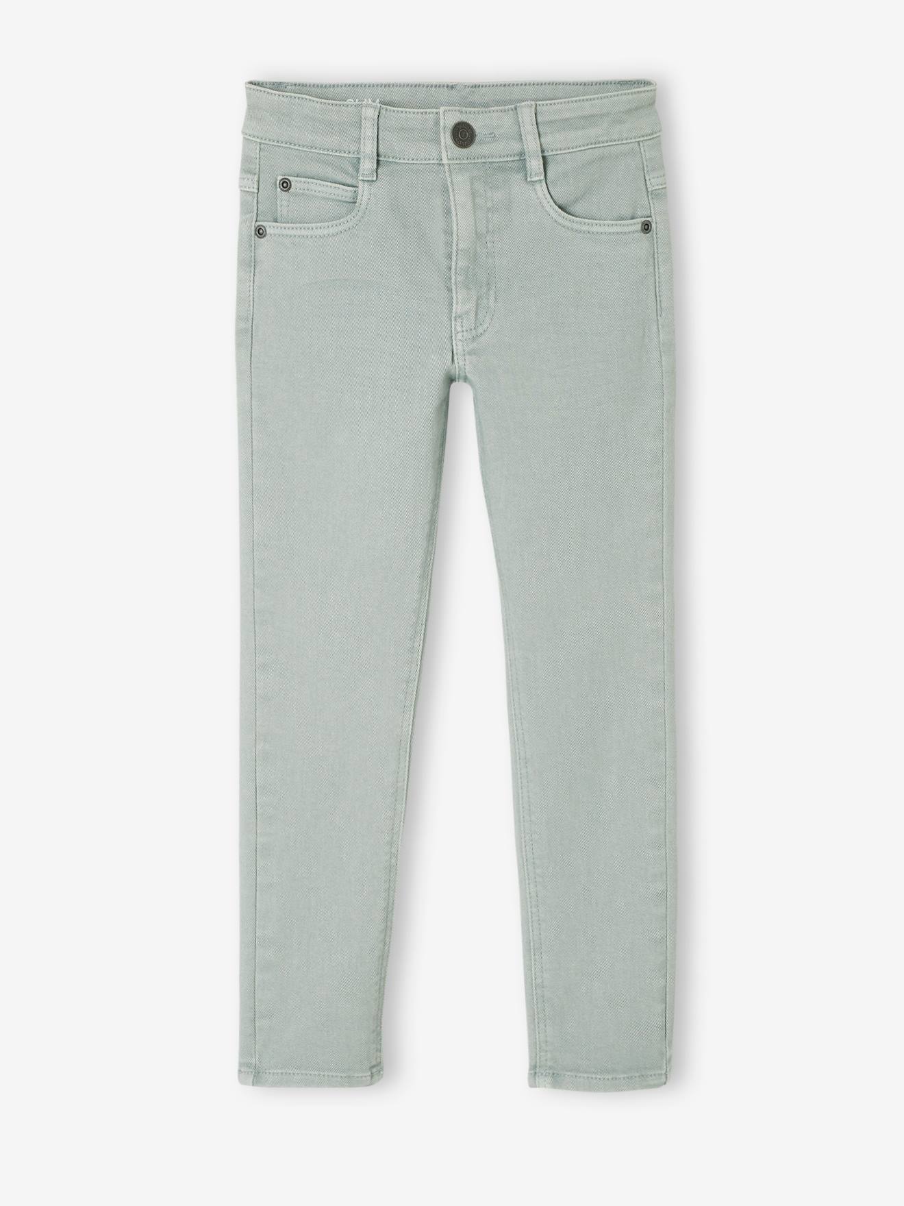 Slim couleur MorphologiK FIN garçon bleu grisé