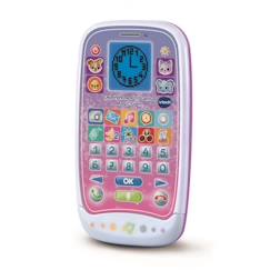 Jouet-VTECH SMARTPHONE P'TIT GENIUS MAGIC LIGHT ROSE