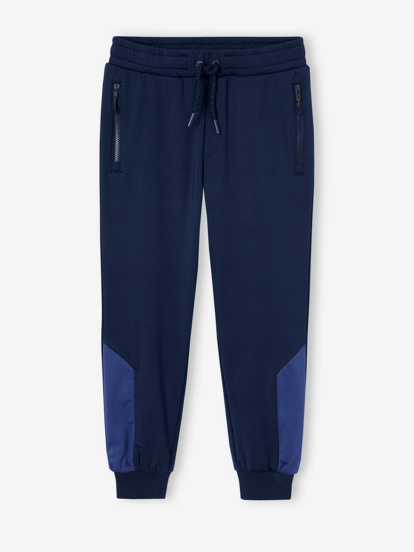 Jogging garçon détails techniques marine
