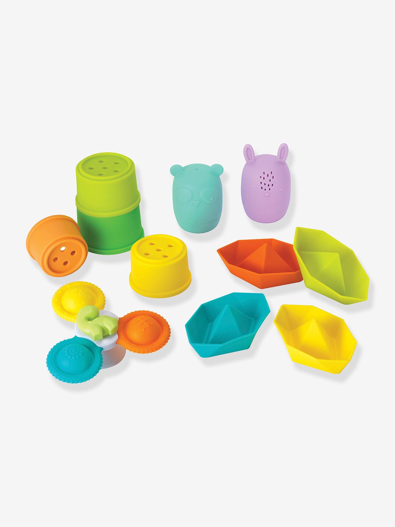 Coffret de Bain en silicone multicolore (Infantino) - Image 2