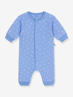 -Combinaison longue bébé imprimée petites ancres PETIT BATEAU