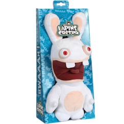 Jouet-Gipsy Toys - Lapins Crétins Sonores - Bouche Ouverte - 28 cm - Blanc