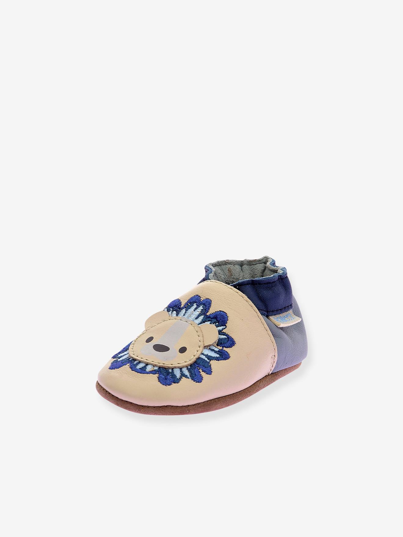 Chaussons Lionel Robeez Bleu
