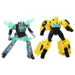 Jouet-Figurines Cyber-Combiner Bumblebee et Mo Malto, jouets interactifs pour filles et garçons,Transformers EarthSpark, dès 6 ans