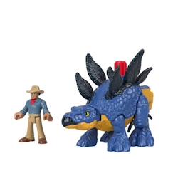 Jouet-Imaginext-Jurassic World-Stégosaure et le Dr Grant GVV64