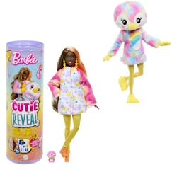 Jouet-Barbie-Barbie Cutie Reveal-Poupée manchot Rêve Coloré et 10 surprises HRK40