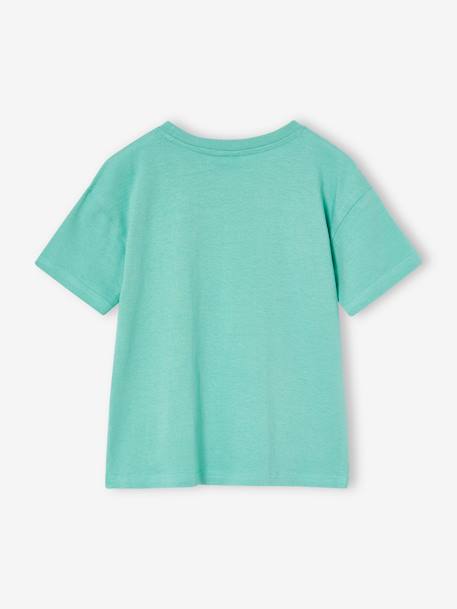 Teeshirt Pokémon Captain Pikachu vert sauge 2 - vertbaudet enfant 
