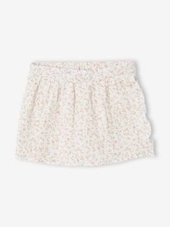 -Jupe-short à fleurs cérémonie fille