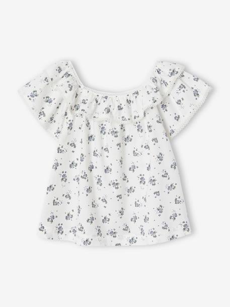 Blouse Imprimée fleurs fille  - vertbaudet enfant