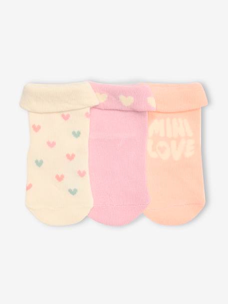 Bébé-Lot de 3 paires de chaussettes Bébé love