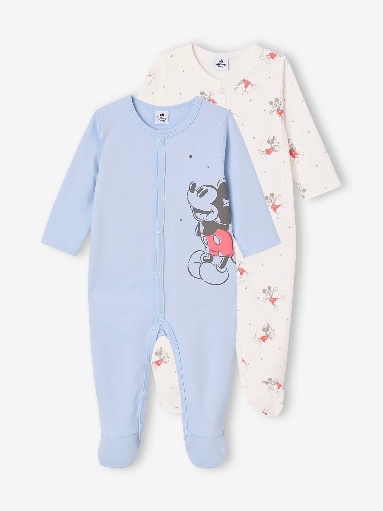 Lot de 2 dors-bien Disney® Mickey bleu ciel