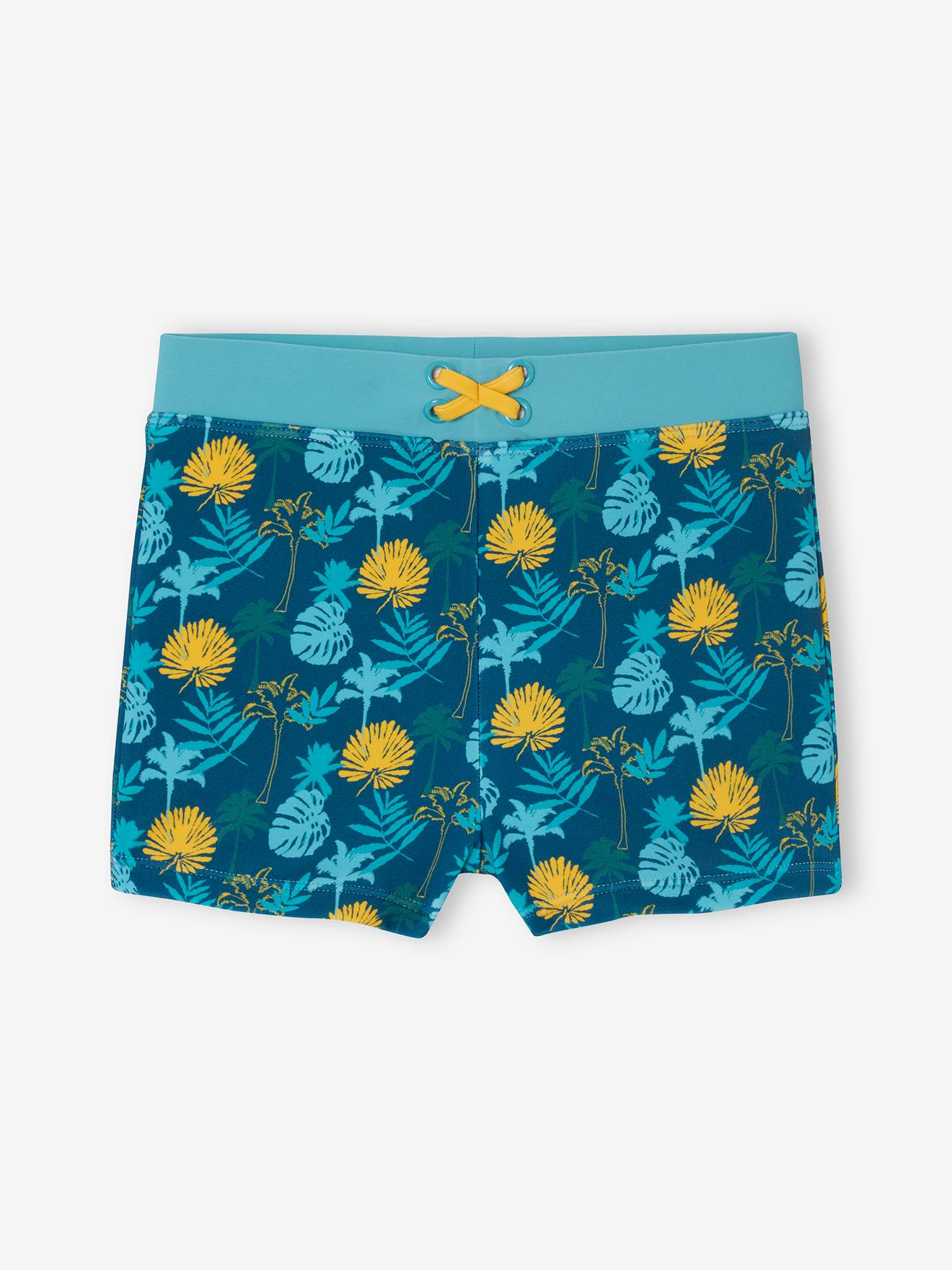 Boxer de bain garçon imprimé tropical imprimé