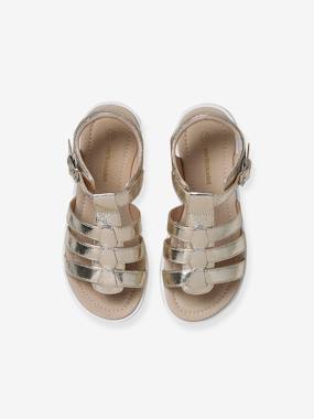 Sandales Violette Camel Et Beige Multi-Brides Bayton femme