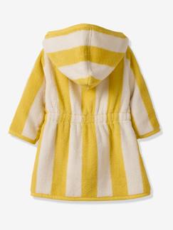 Peignoir de bain Bébé rayures TRANSAT capsule famille personnalisable, avec coton recyclé  - vertbaudet enfant
