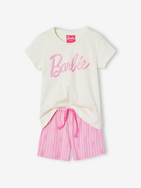 Fille-Pyjashort Barbie® motif foil brillant