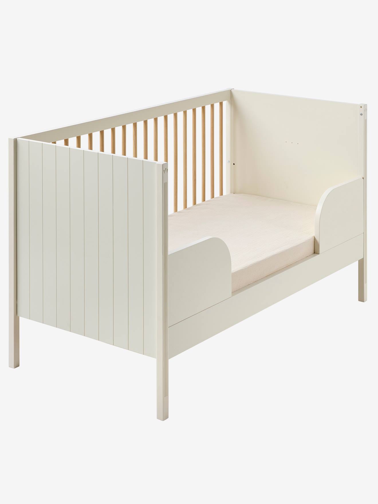 Lit Bébé évolutif 70x140cm HERITAGE beige (Vertbaudet) - Image 2