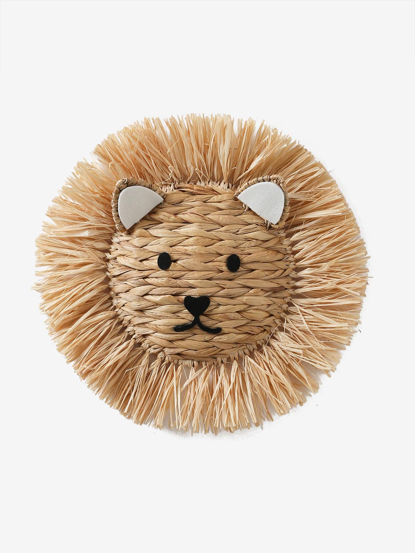 Trophée mural Lion beige (Vertbaudet) - Image 1
