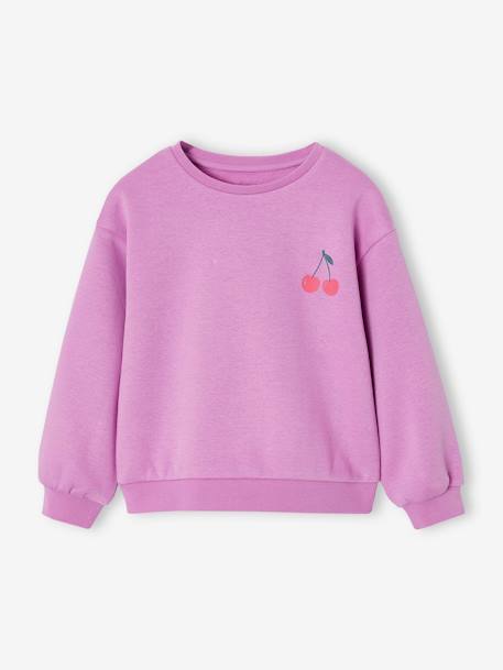 Sweat fille motif imprimé   - vertbaudet enfant