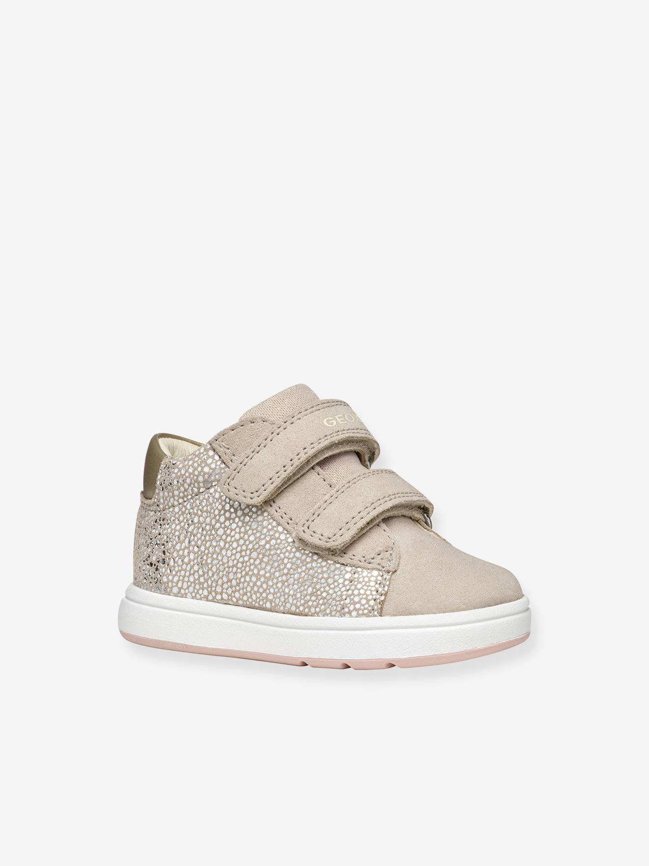 Baskets BIGLIA GIRL GEOX beige doré