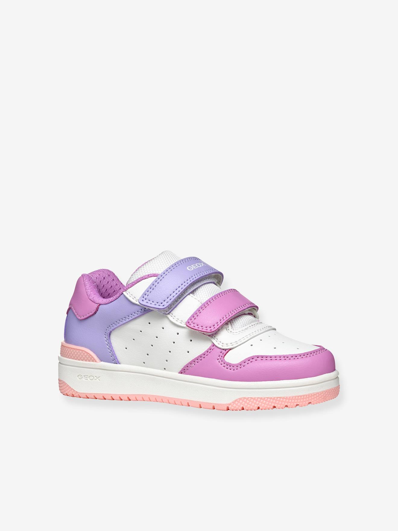 Geox Baskets J Aril Girl E pour fille, argenté, 34 EU