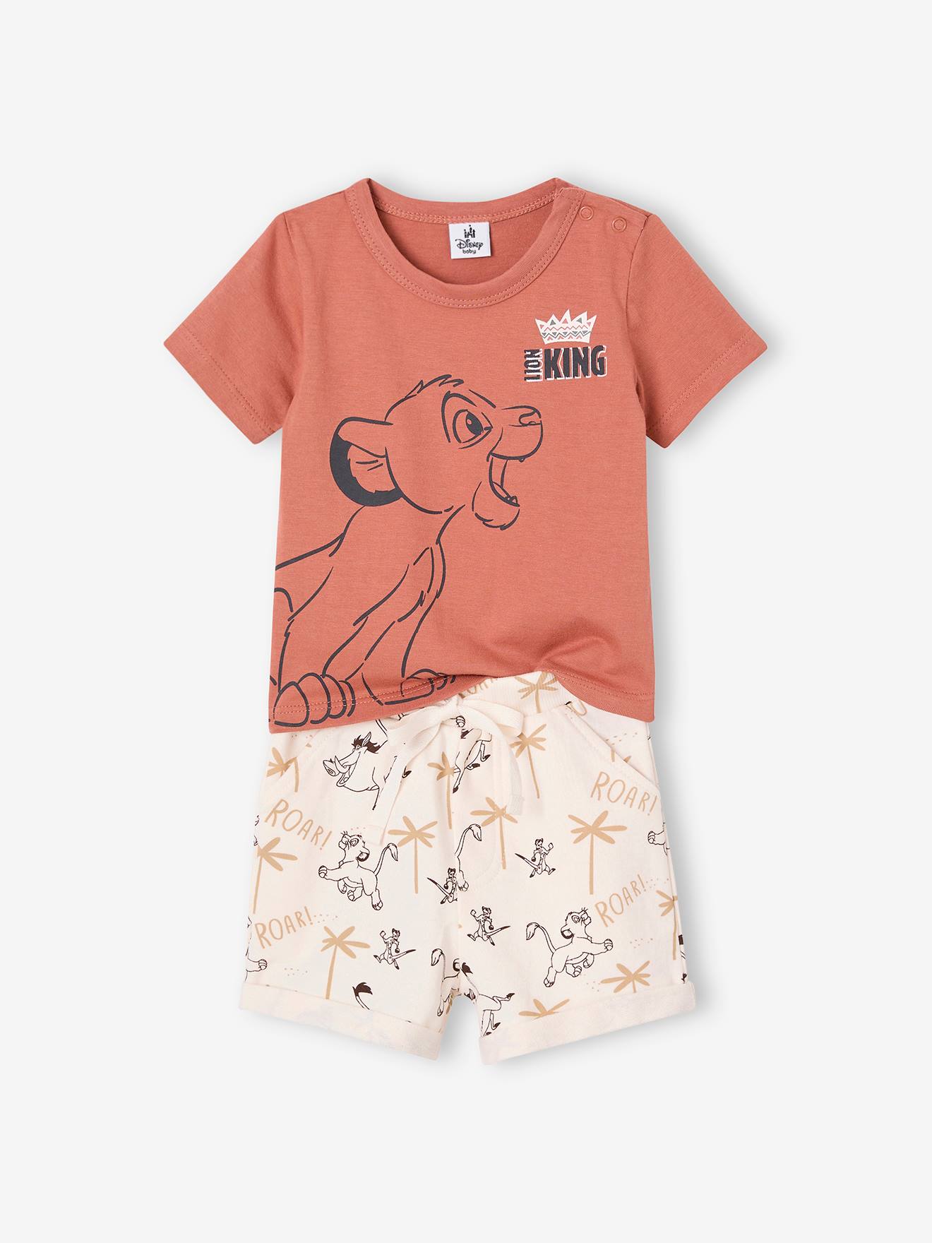 Ensemble bébé T-shirt + short Disney® Le Roi Lion rouille