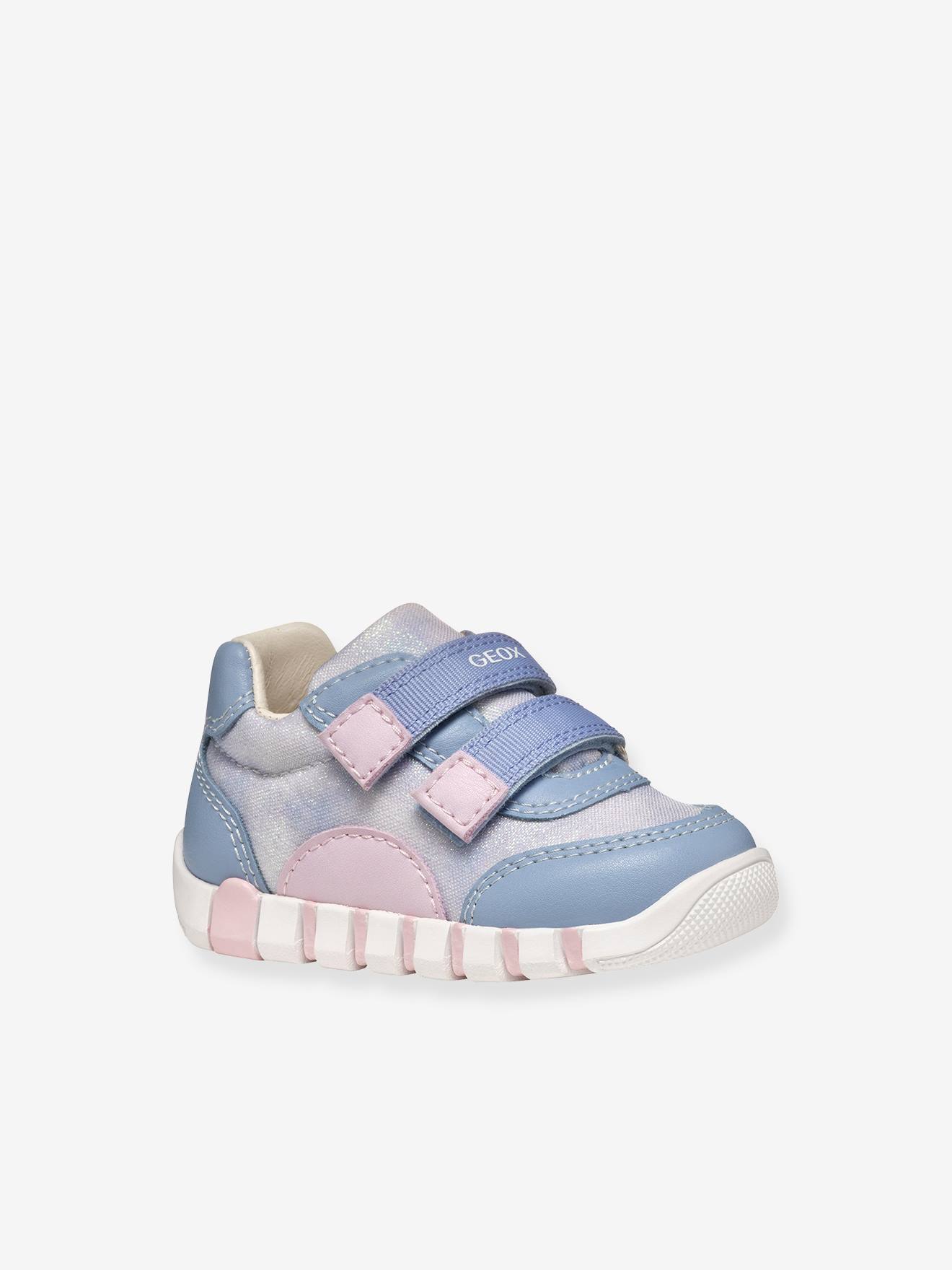 Baskets bébé premiers pas B Iupidoo Boy bleu