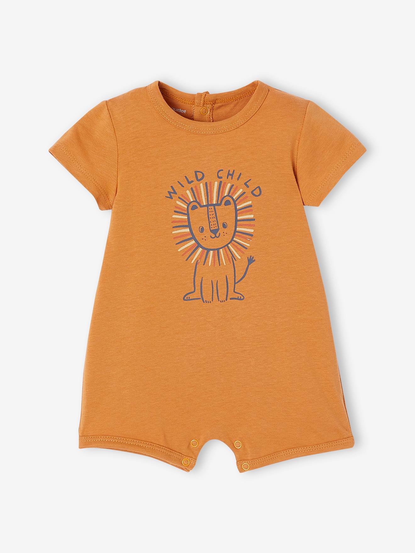 Combishort bébé Basics caramel