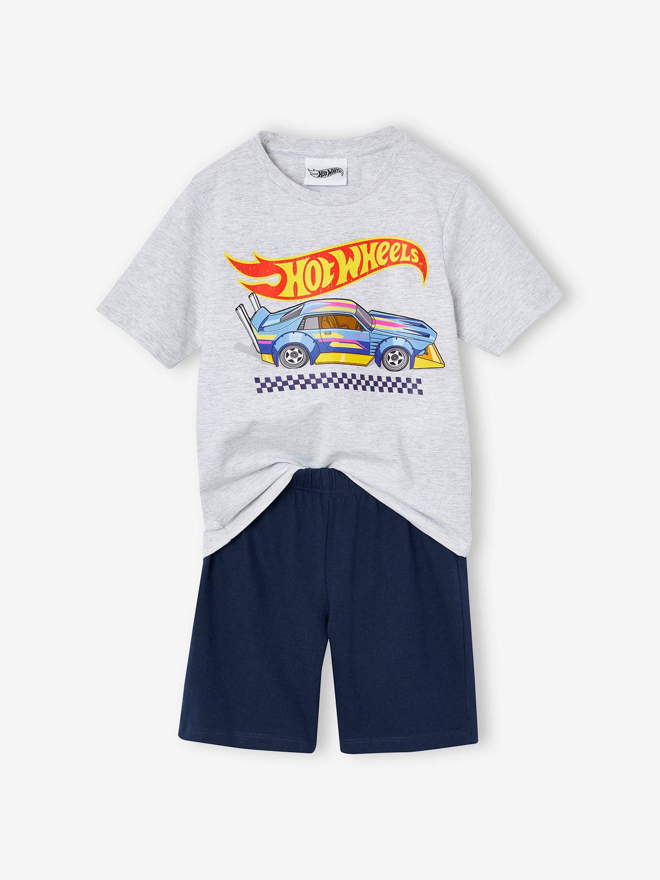 Pyjashort Mattel® Hot Wheels® gris chiné
