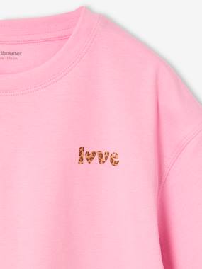 Tee-shirt cropped manches courtes épaulées Vertbaudet | La Redoute