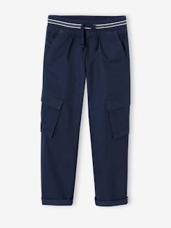 Pantalon droit cargo droit morphologique tour de hanches médium  - vertbaudet enfant