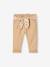 Pantalon paperbag bébé avec ceinture cappuccino+lichen+vieux rose 2 - vertbaudet enfant 