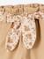 Pantalon paperbag bébé avec ceinture cappuccino+lichen+vieux rose 4 - vertbaudet enfant 