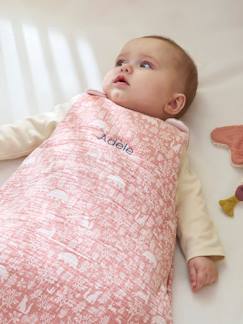 Linge de maison et décoration-Linge de lit bébé-Gigoteuse-Gigoteuse en gaze de coton personnalisable DANS LES BOIS