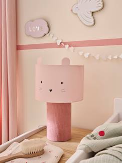Lampe à poser tête d'animal et pied en velours  - vertbaudet enfant